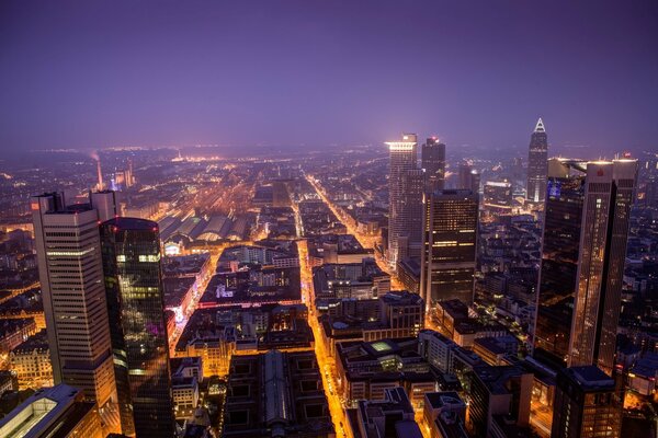 Vista panarama della città