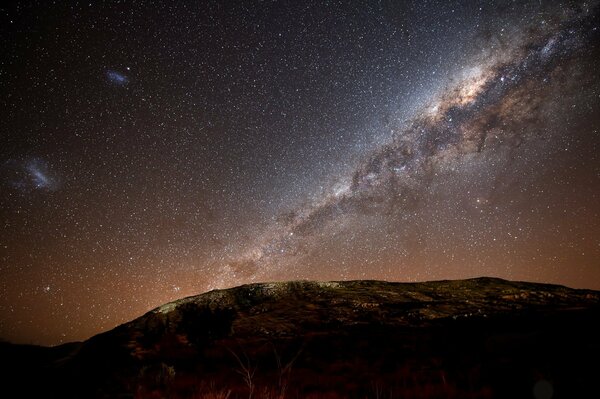 Milchstraße in keine extreme Galaxie