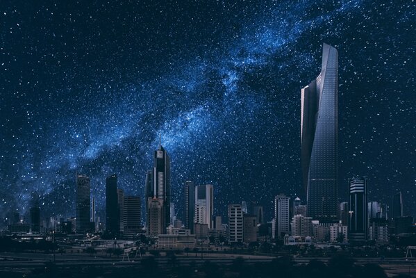 Cielo estrellado sobre Kuwait