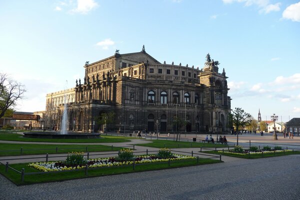 Théâtre à Dresde, Allemagne