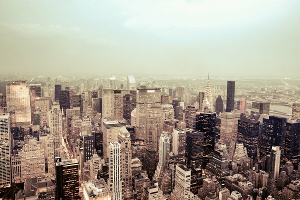 Gratte-ciel de la ville de New York aux États-Unis