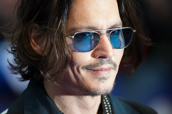 Johnny Depp in sunglasses