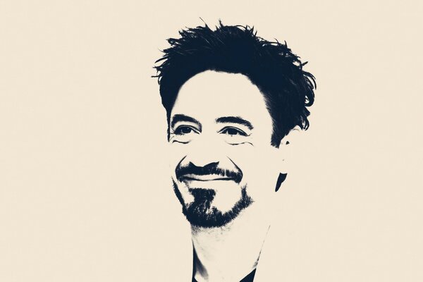 Art portrait of Robert, Jr. for a long time