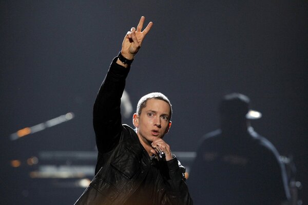 Eminem s concert microphone hand