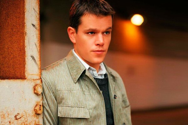 Le jeune acteur Matt Damon