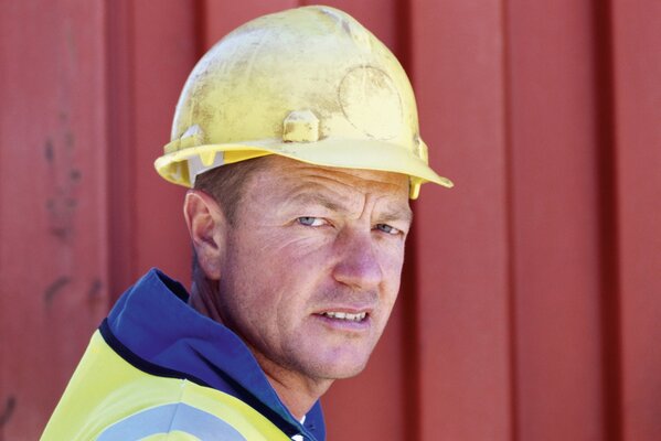 A man in a special work uniform