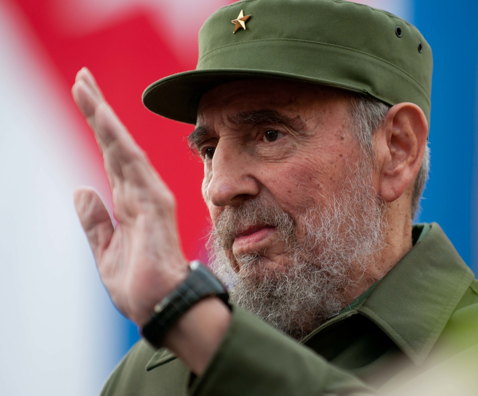 castro líder uniforme cuba fidel