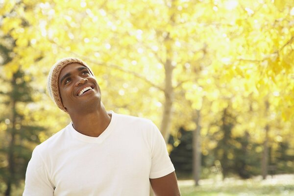 A happy man. Positive photo