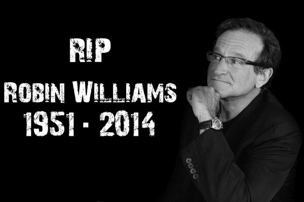 El actor y ganador del Oscar Robin Williams. Trágico destino