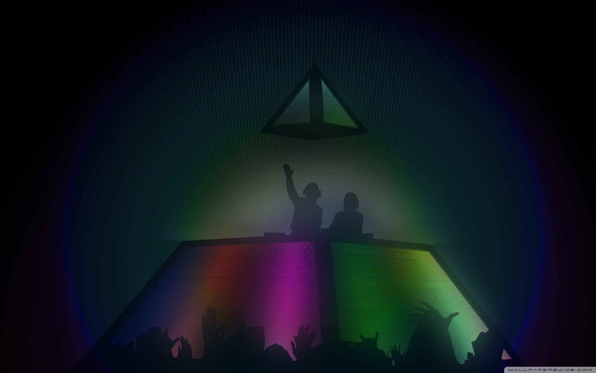 pyramide punk concert daft