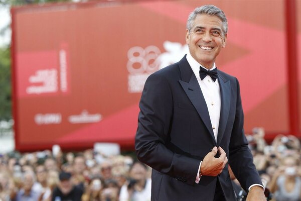 Der berühmte Hollywood-Schauspieler George Clooney