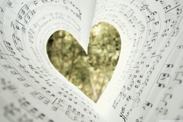 Signe d amour pour la musique