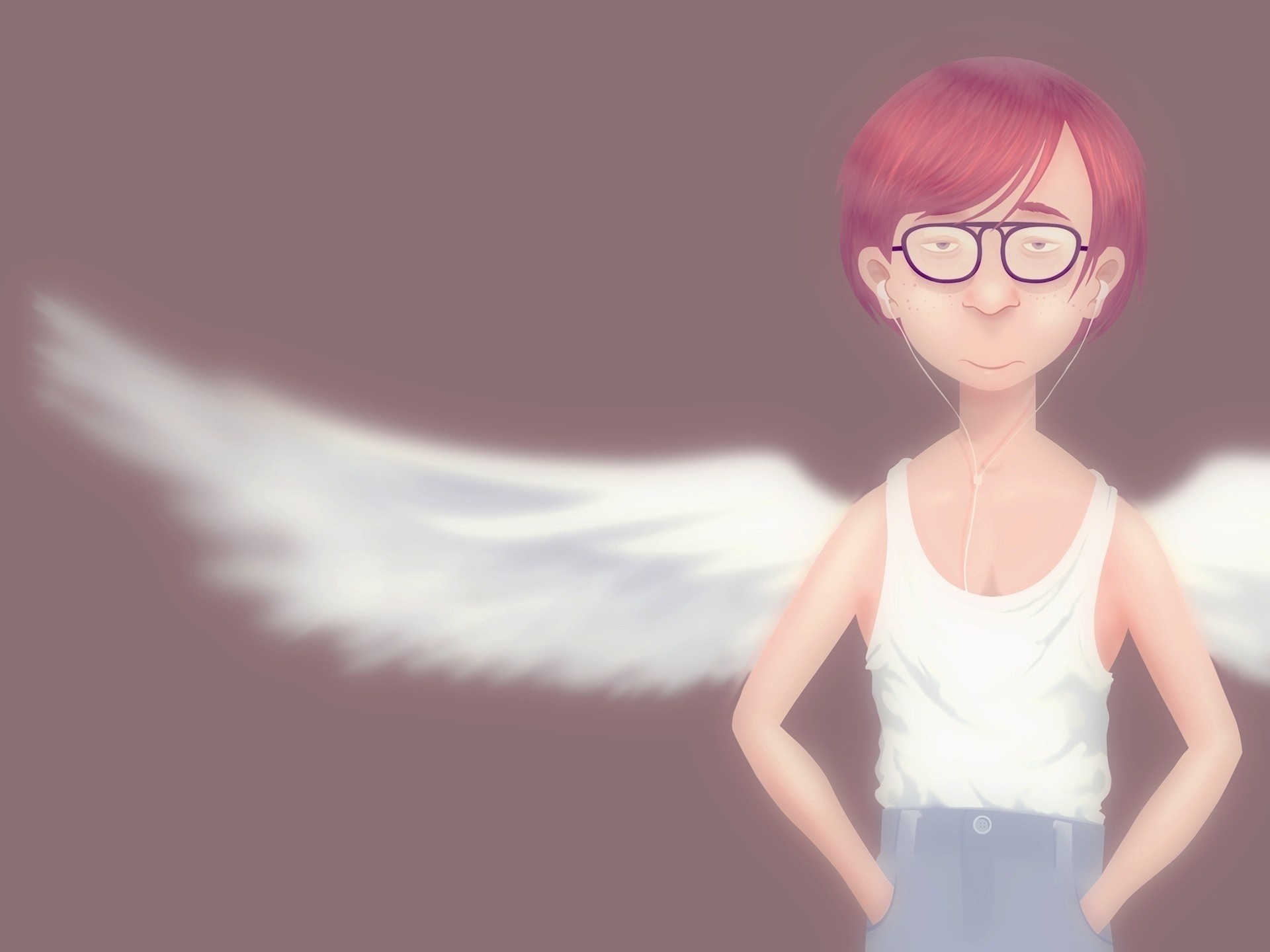 nerd sunglasses angel picture