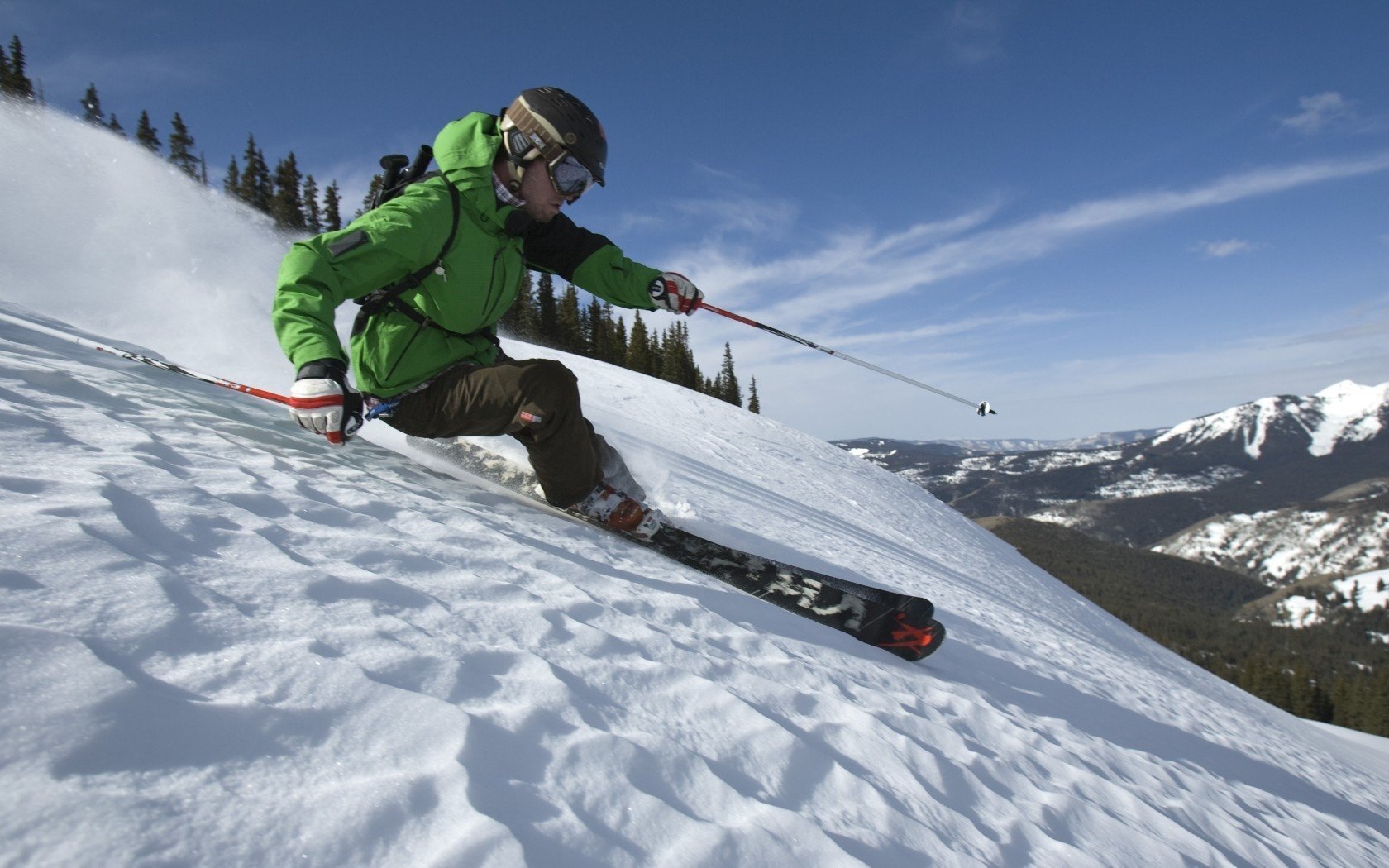 freeride ski alpin freeride montagne hiver