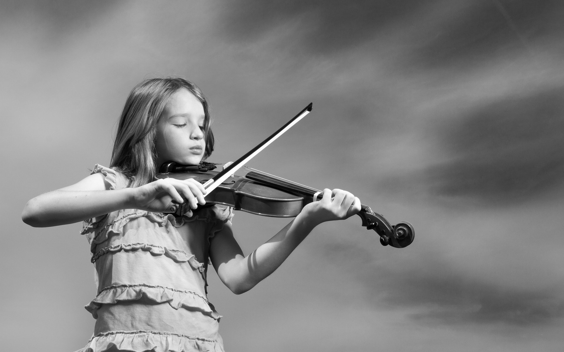 mädchen musik violine stimmung