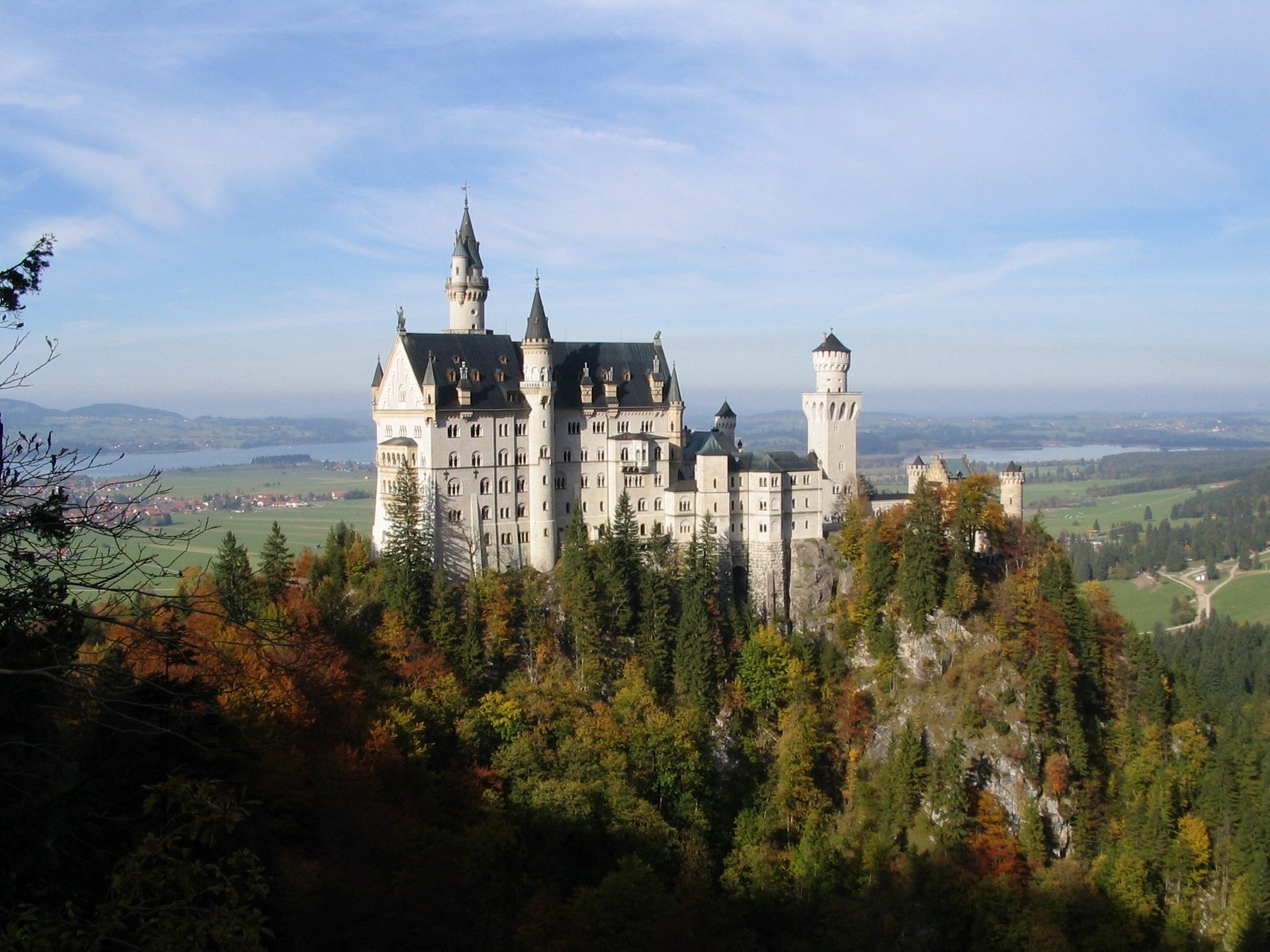 neuschwanstein castle germany landscape