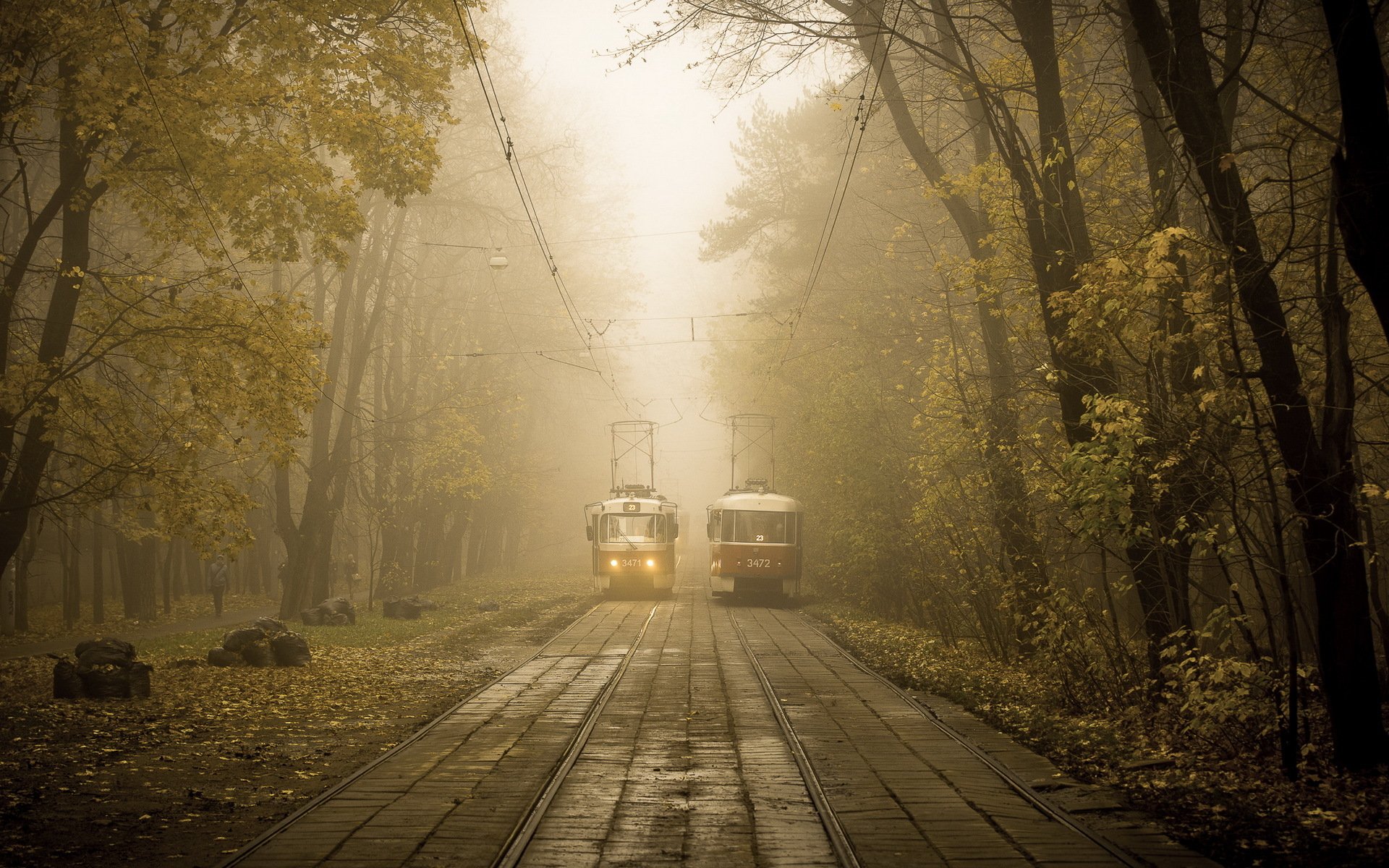 town street the tram