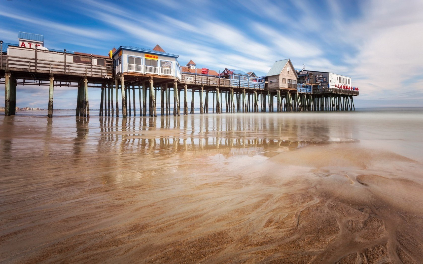 old orchard beach maine landscape