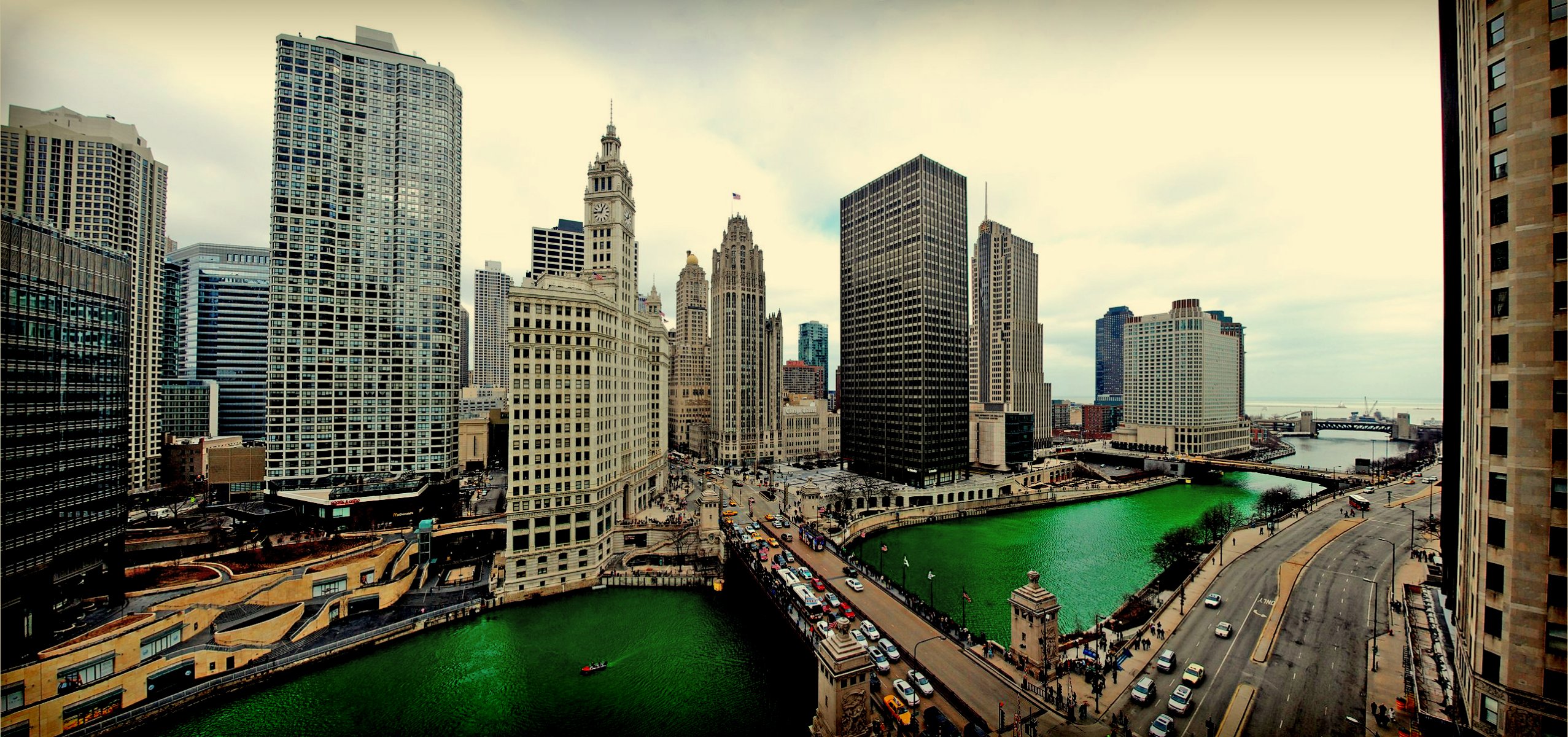 chicago il acqua grattacieli america stati uniti