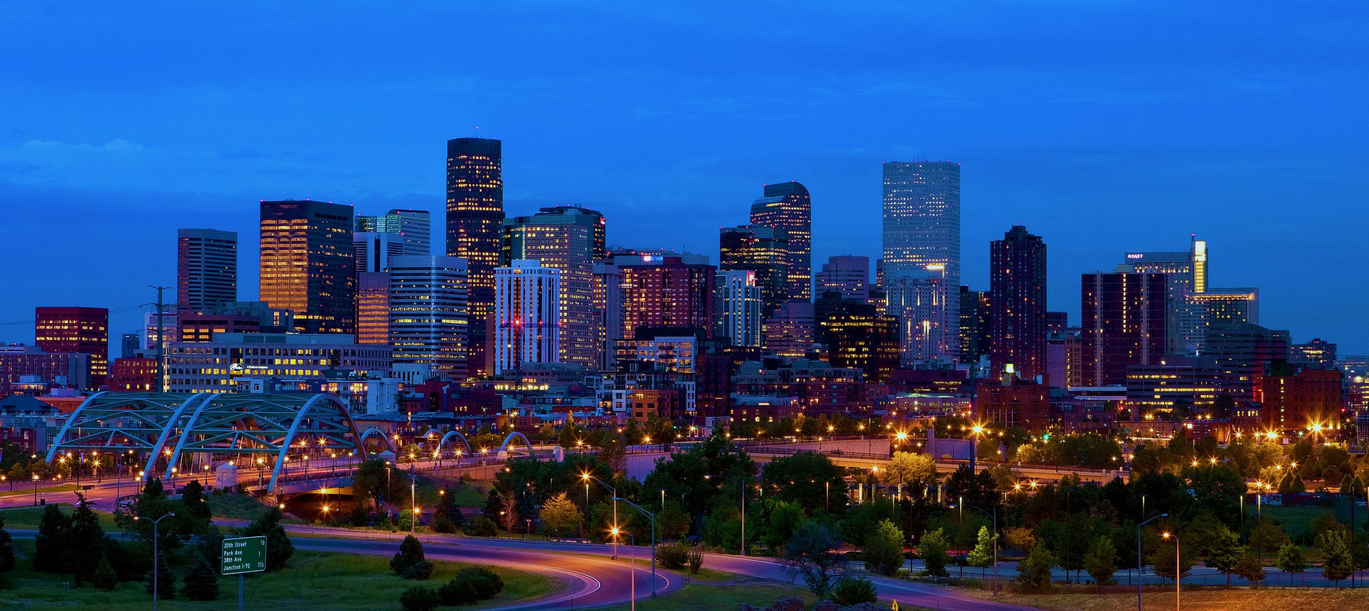 usa denver colorado skyline amerika panorama