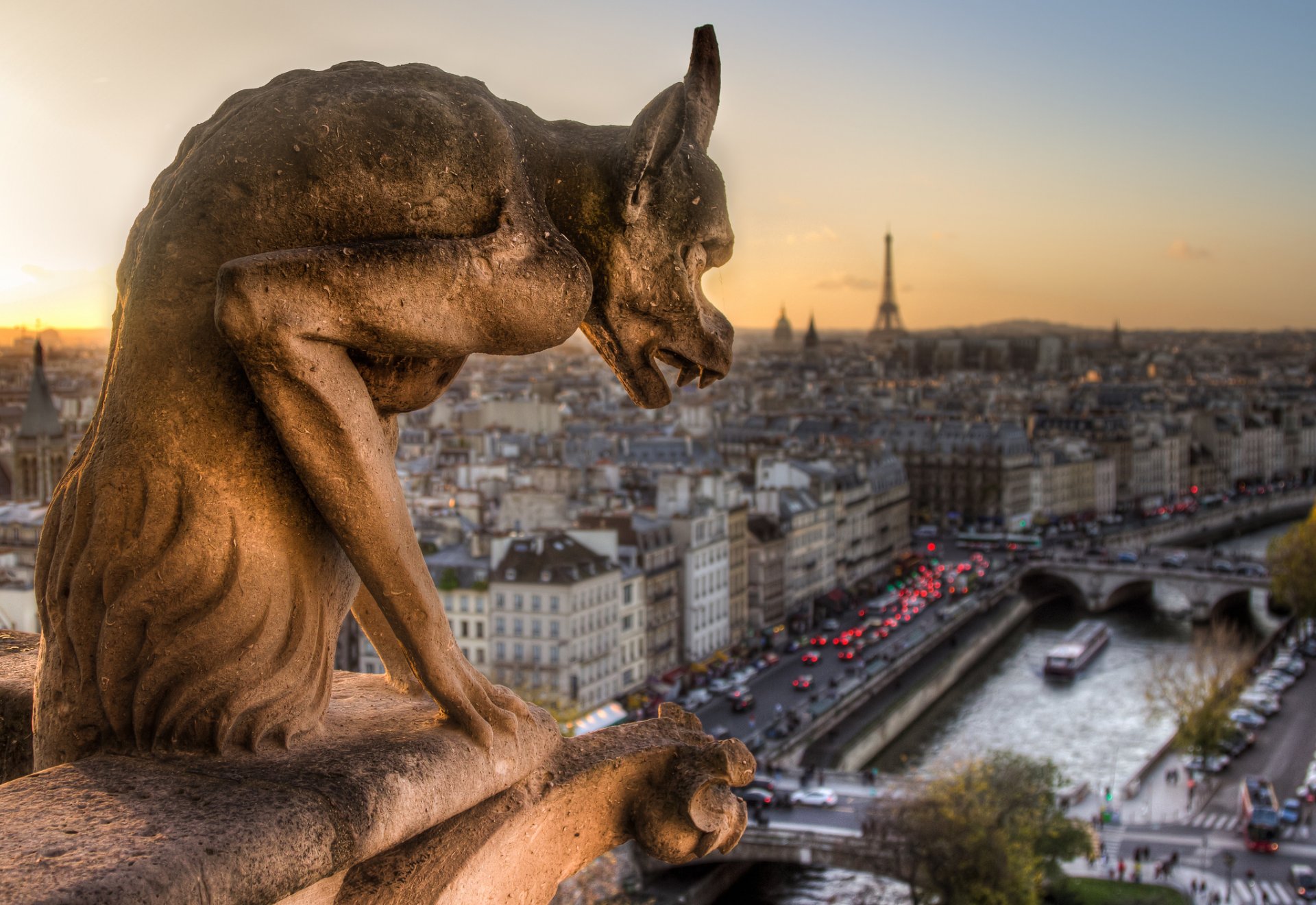 gargouille gargouille gargouille sculpture notre-dame de paris cathédrale notre-dame de paris notre-dame de paris france paris vue ville panorama