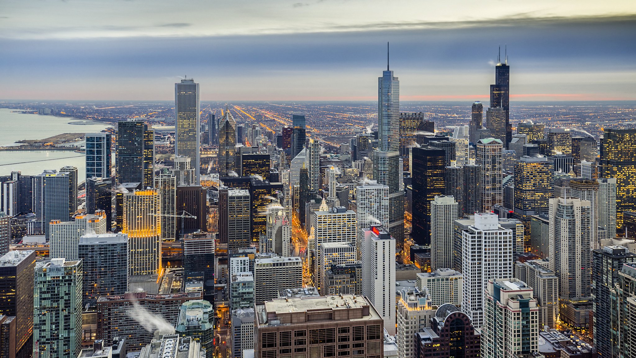 usa illinois chicago skysrapers america skyscraper