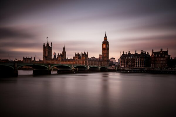 Noche oscura Inglaterra Londres