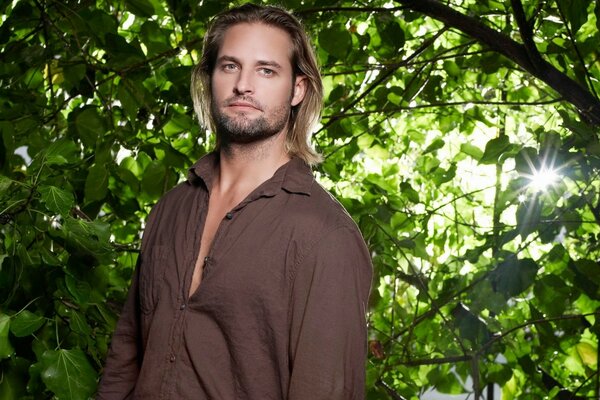 El Actor Josh Holloway. Retrato