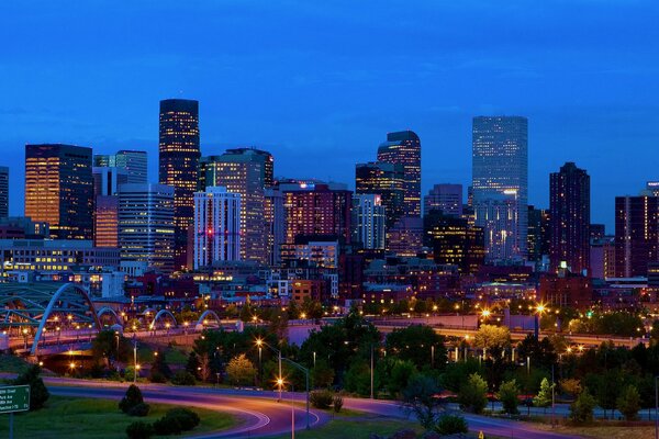 Photo Colorado evening time