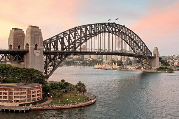 Harbour Bridge sur la baie de Sydney