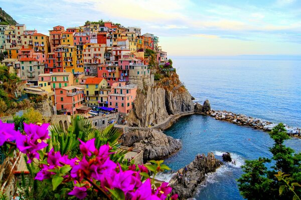 The Italian coast is a beautiful landscape