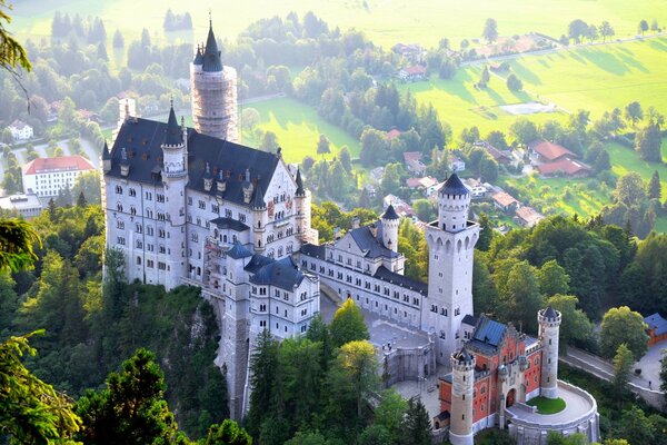 Gran castillo en Alemania