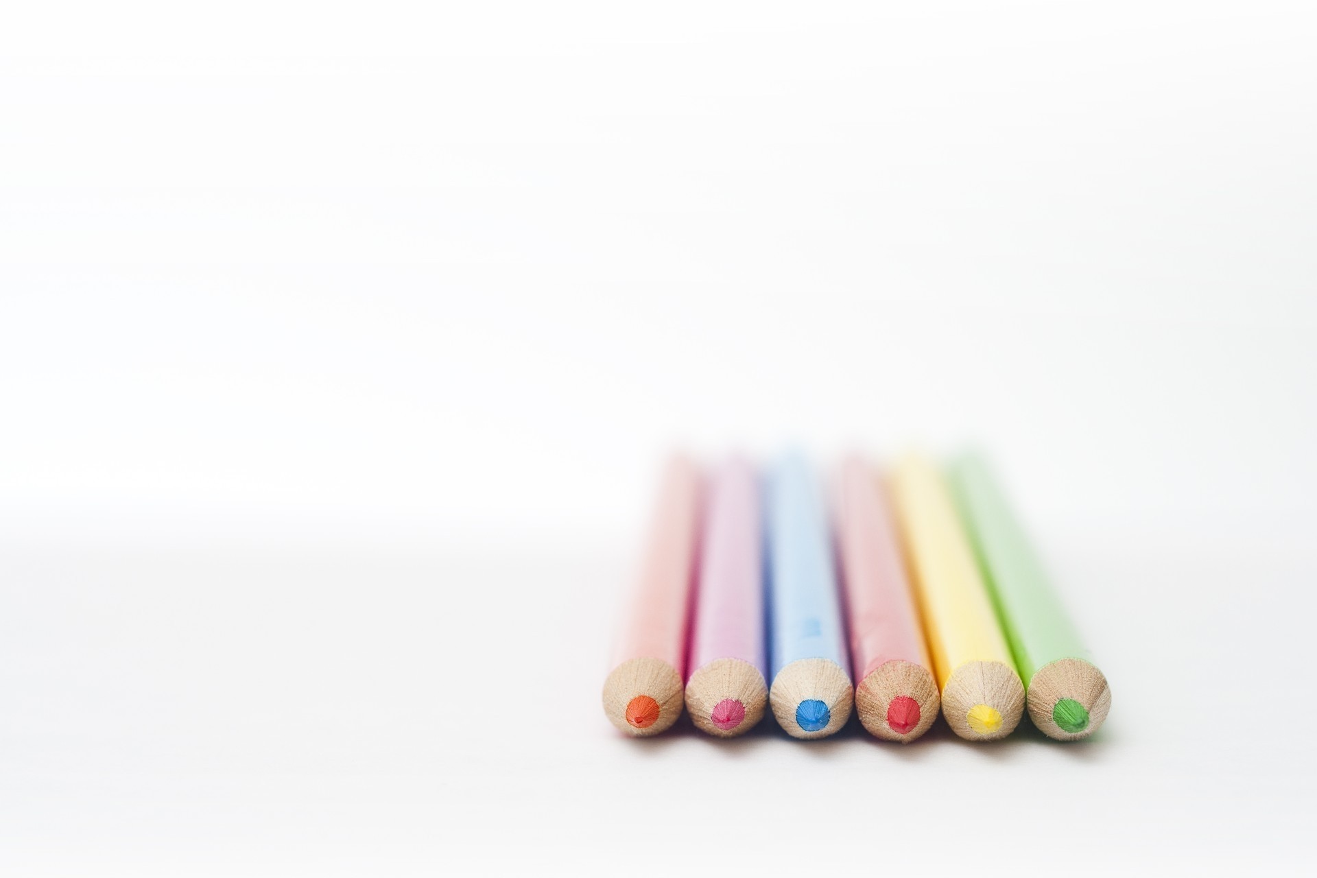 couleurs blanc crayon crayons