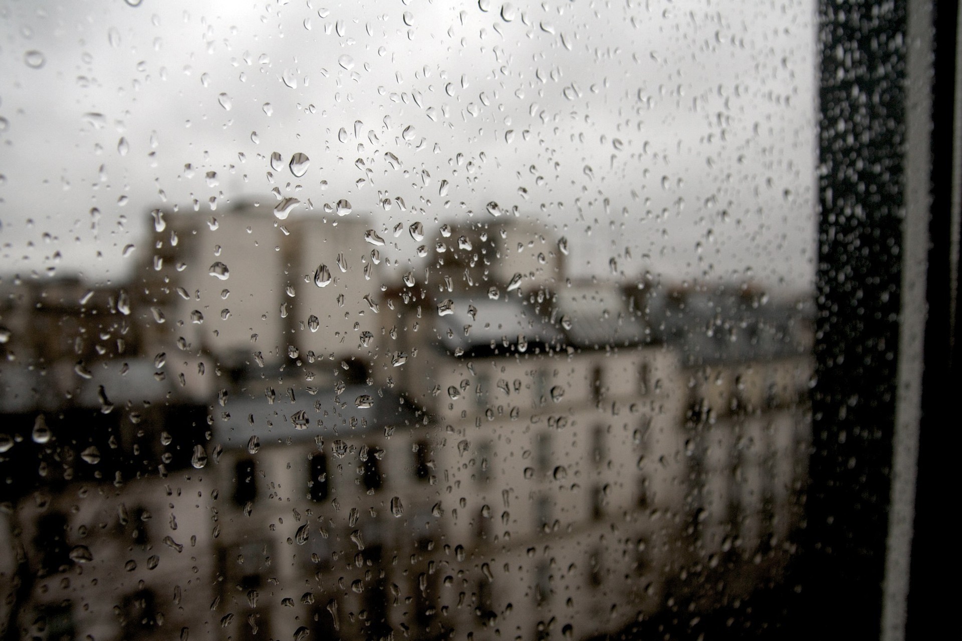 inverno strada pioggia parigi