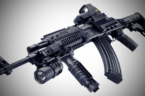 Arma profesional rifle peligroso