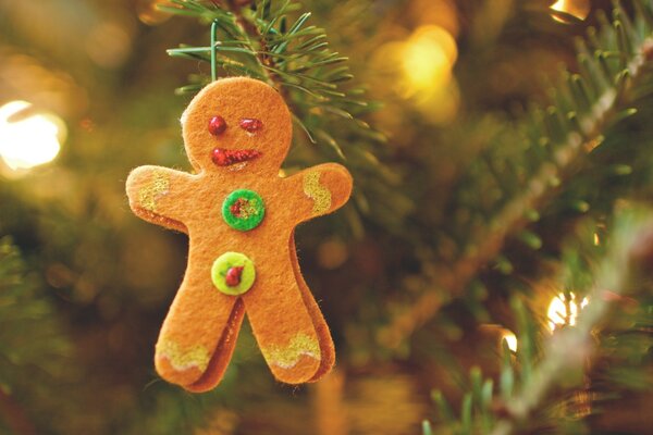 Gingerbread on the Christmas tree