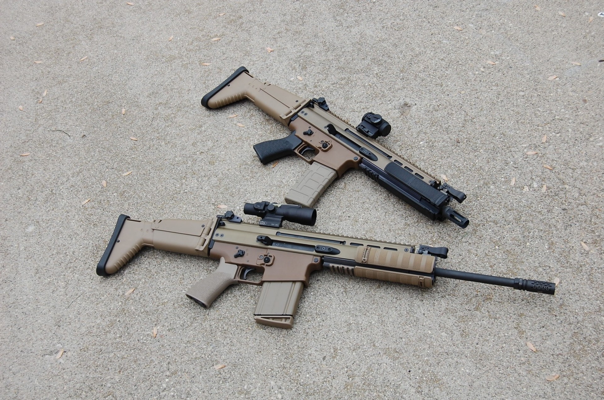 asphalt machines 2 pieces fn scar