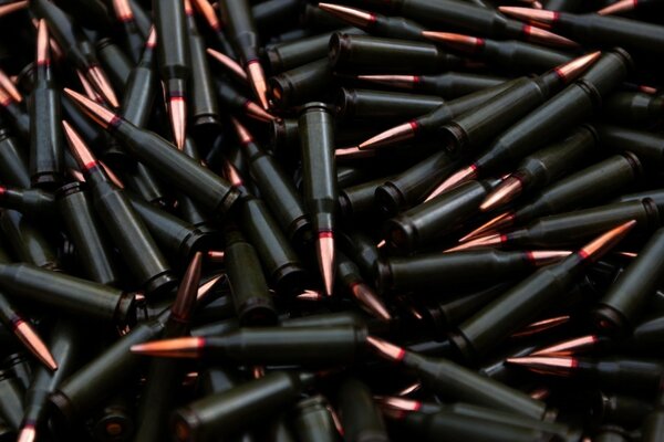 Military theme. Black bullets. Black bullet wallpaper