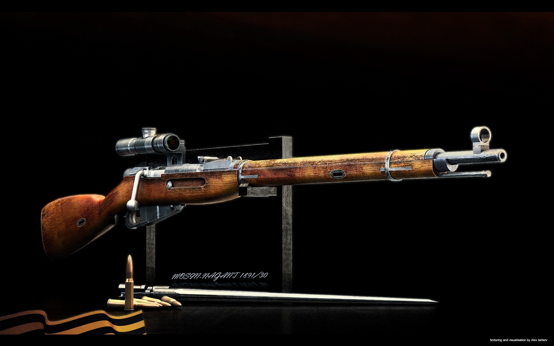 francotirador mosin rifle arma