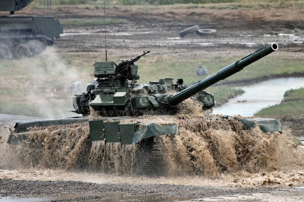 The main Russian Military tank T-90a