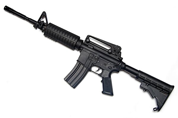 Armas militares M4, color negro