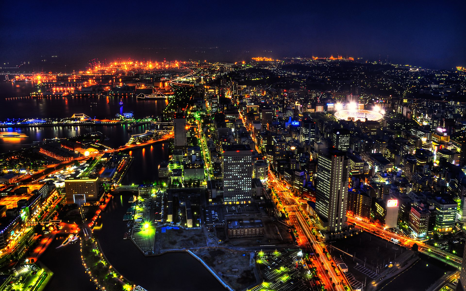 shibuya tokio japan nacht