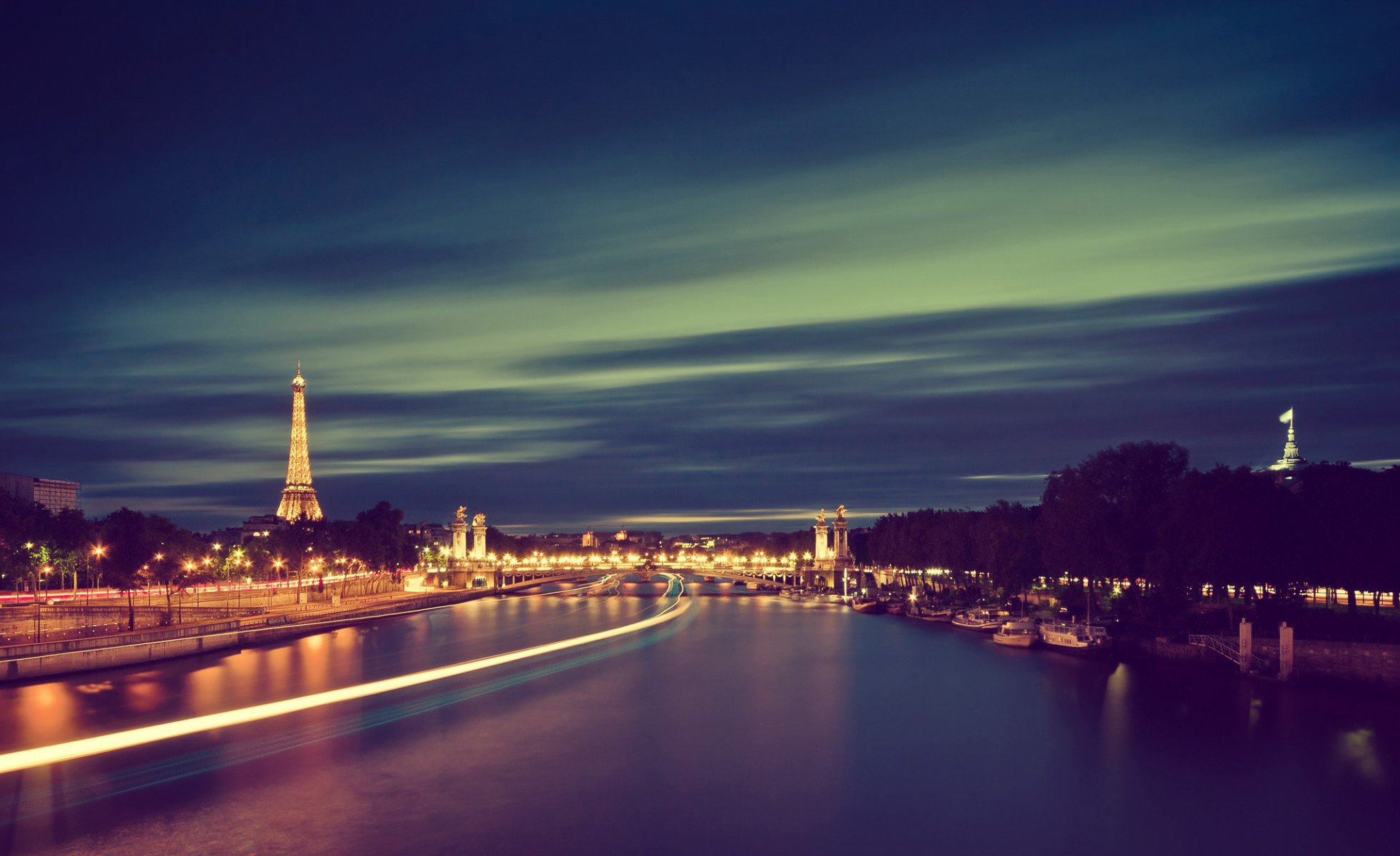 ciudad parís francia río