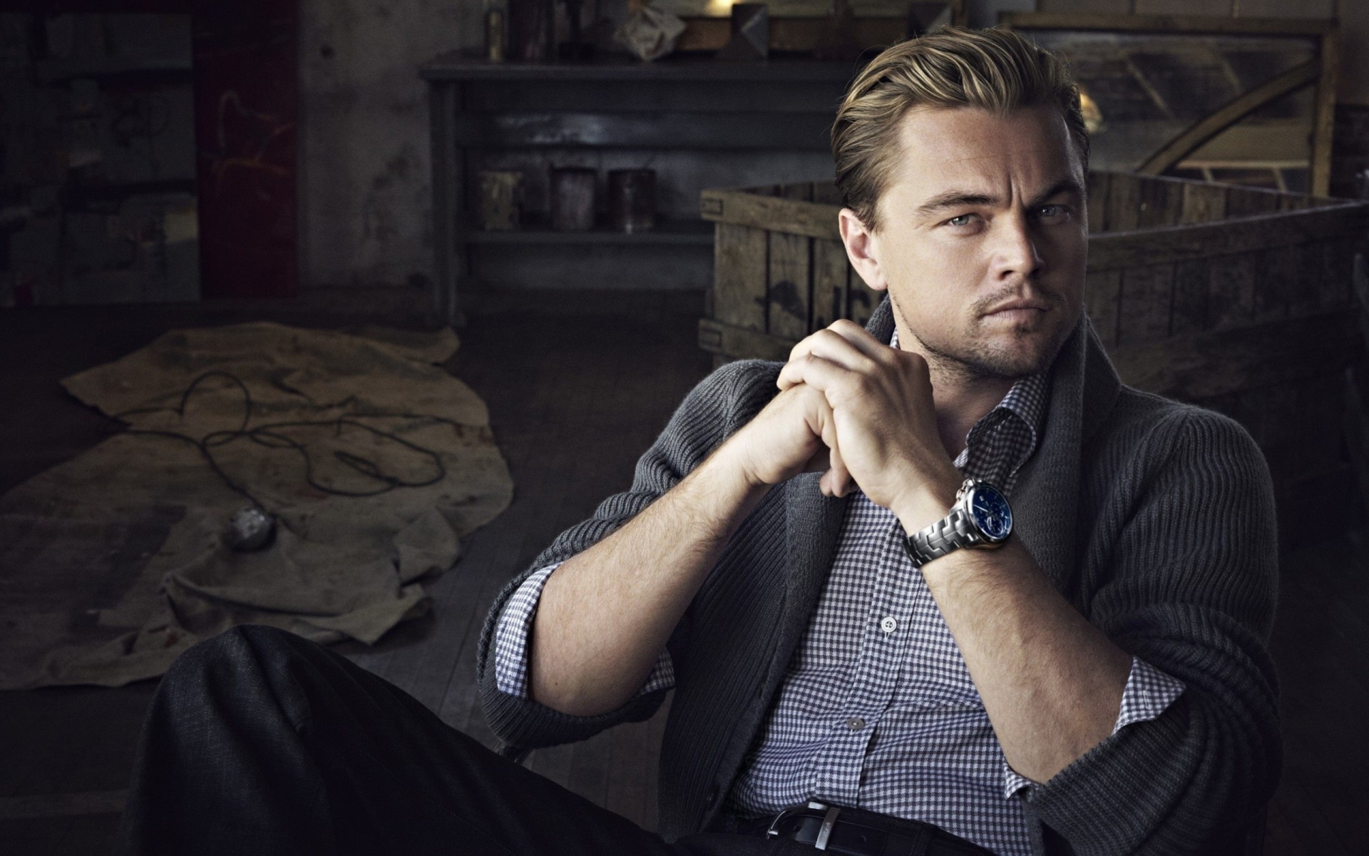 servizio fotografico leonardo dicaprio attore celebrità famoso