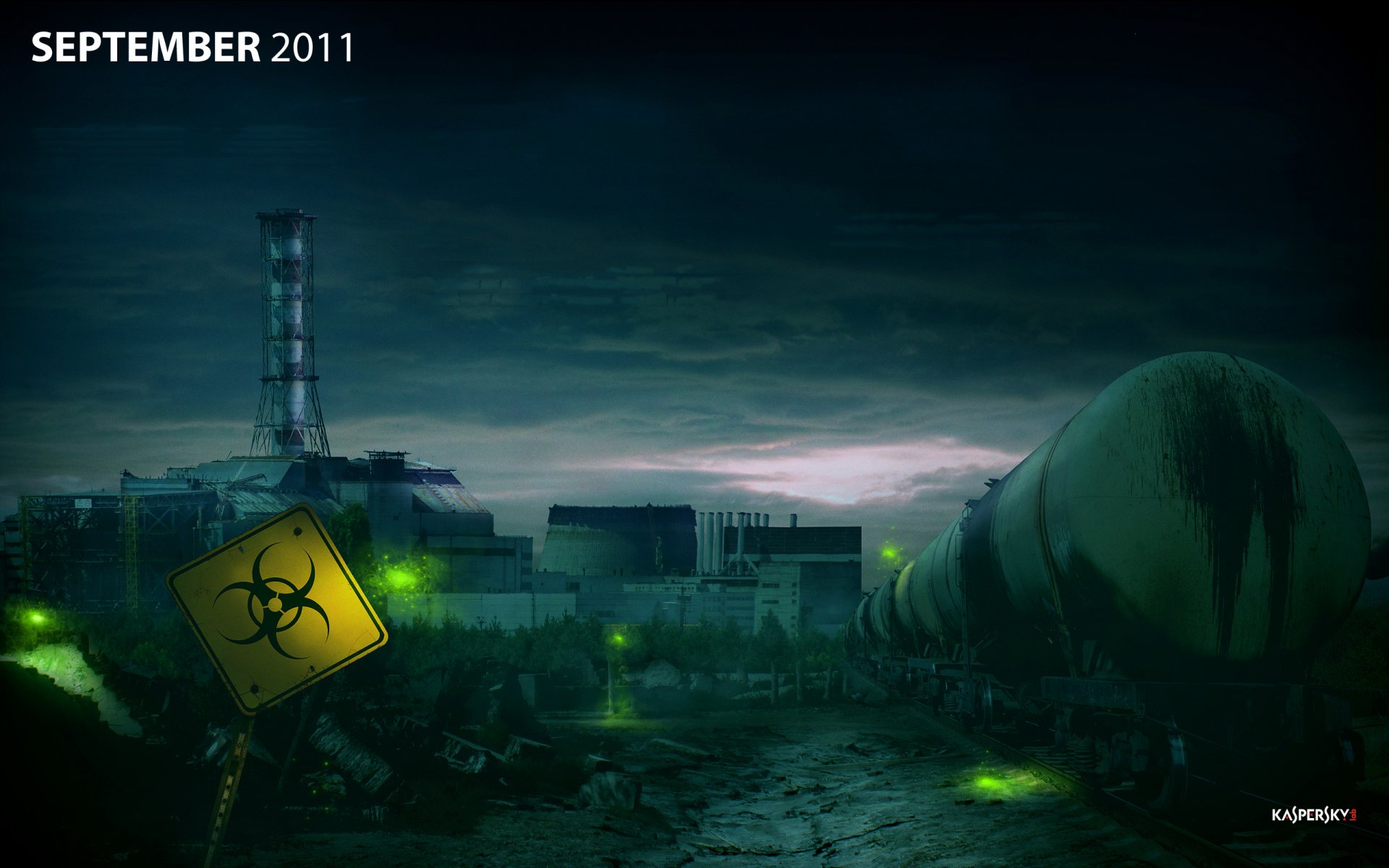 ukraine chernobyl chernobyl npp train night radiation kaspersky