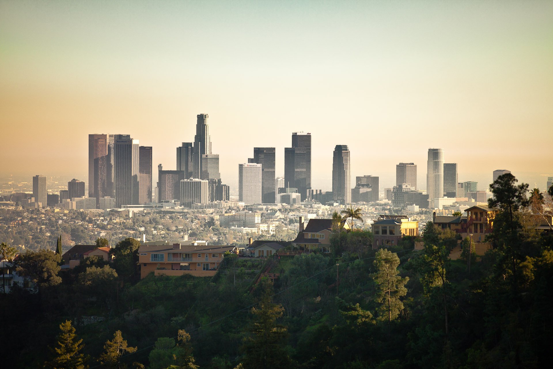 stati uniti california los angeles città skyline