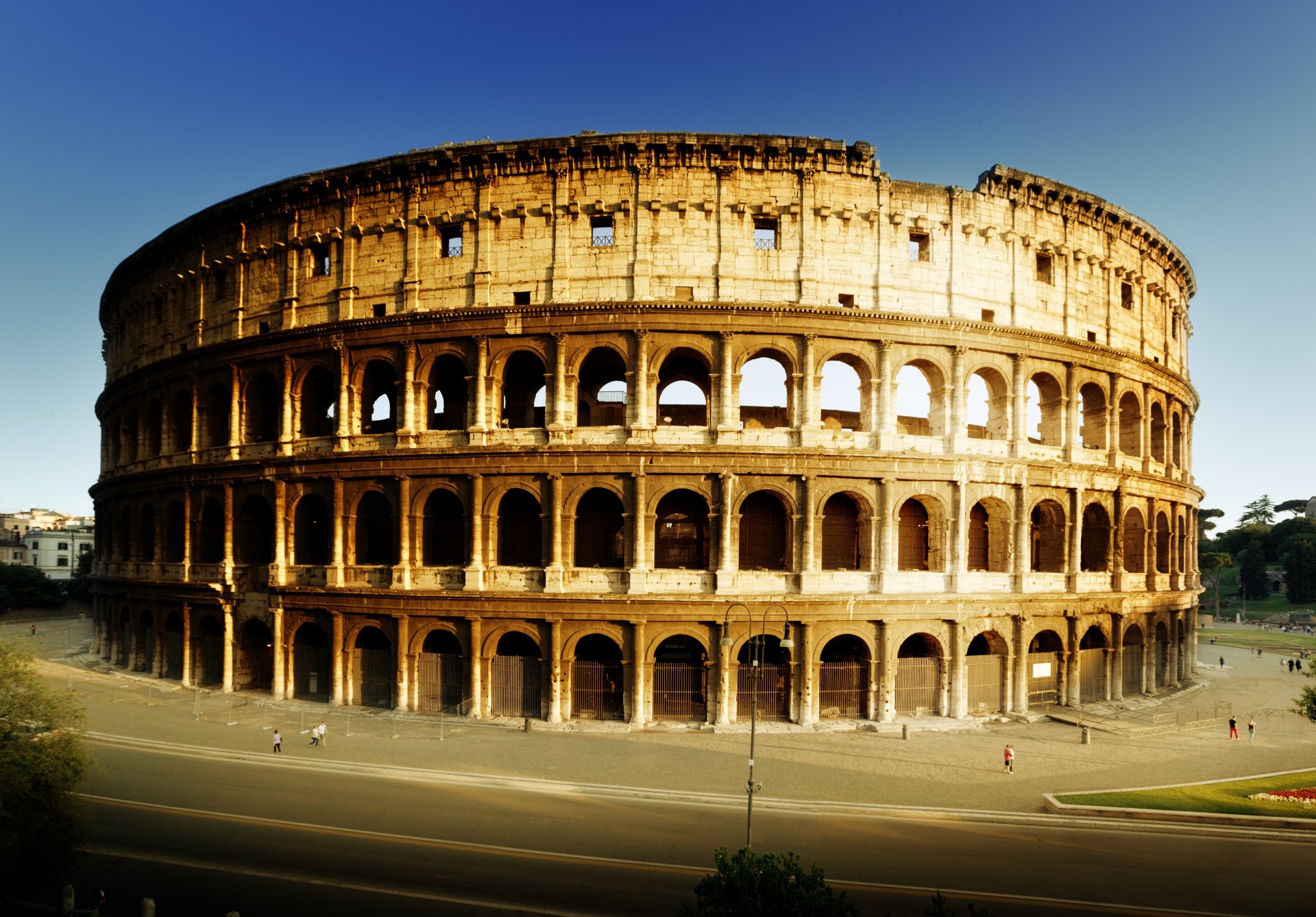 coliseo italia roma arquitectura anfiteatro carretera