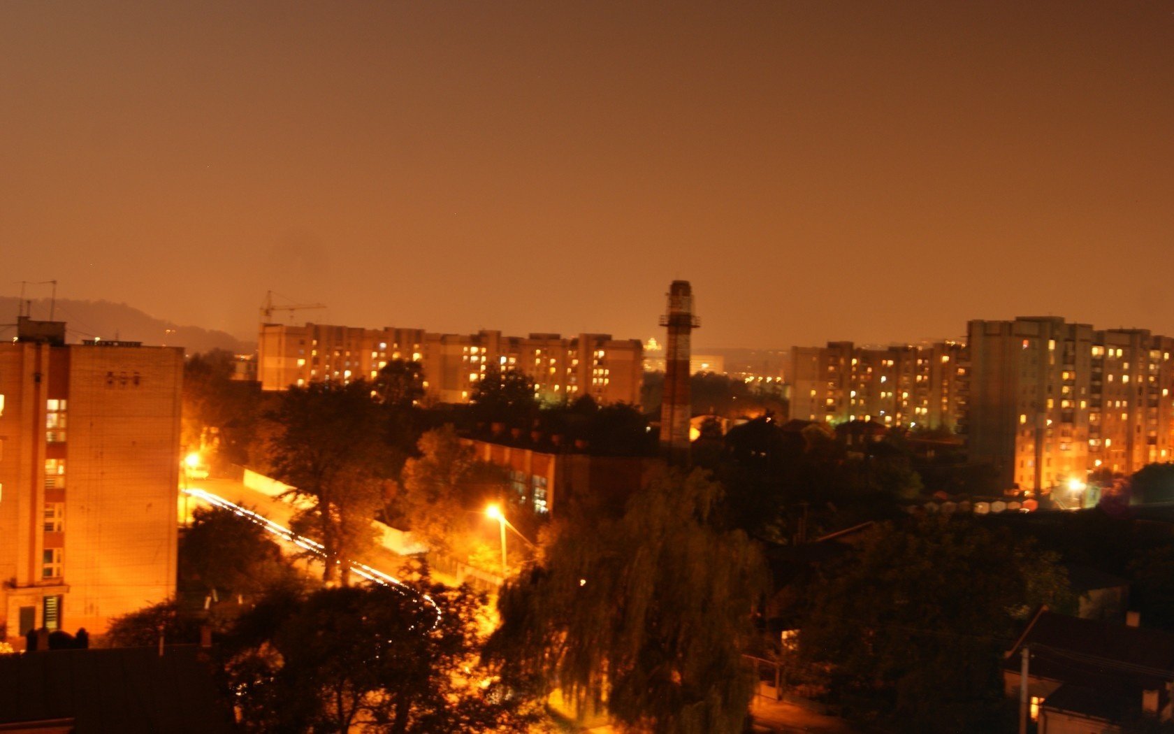 stadt licht nacht