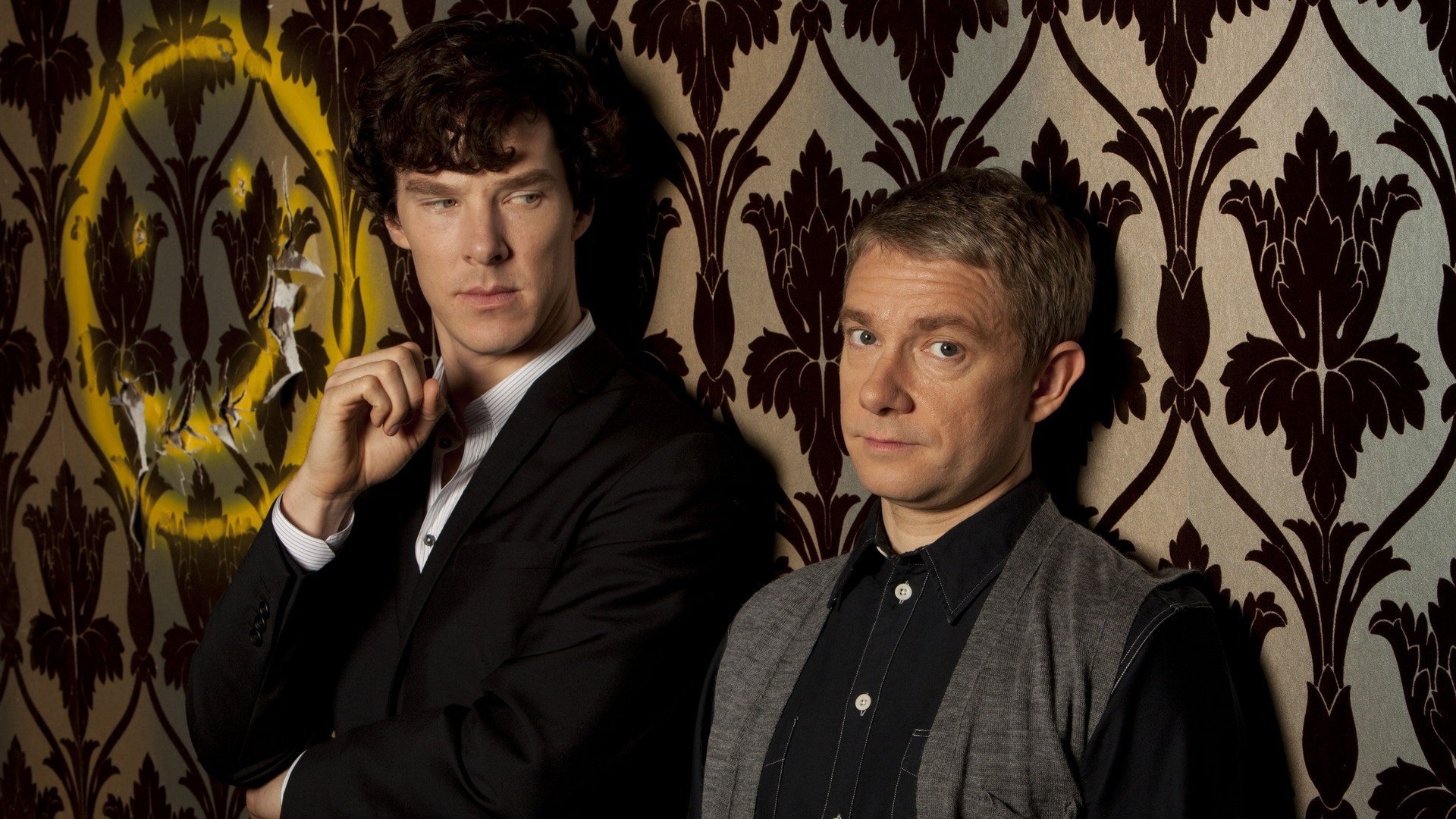 sherlock benedict cumberbatch holmes tv-serie martin freeman holmes bbc sherlock serial watson