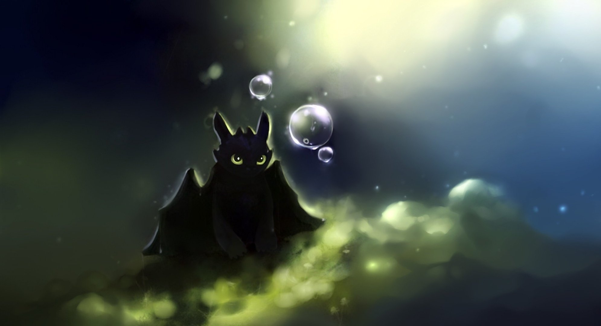 the night fury how to train your dragon apofiss bubbles dragon art